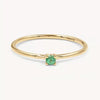 Stainless Steel Geometric Retro Electroplated December Birthstone Ring