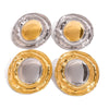 Stainless Steel Geometric Retro Electroplated Women's Earrings