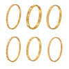 Stainless Steel Geometric Ring And Bracelet Combination Inlaid With Zircon Electroplated
