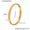 Stainless Steel Geometric Ring And Bracelet Combination Inlaid With Zircon Electroplated