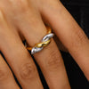 Stainless Steel Geometric Ring And Bracelet Jewelry With Electroplating