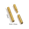Stainless Steel Geometric Rotary Buckle Jewelry Accessories For Bracelet And Necklace With Electroplating