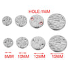 Stainless Steel Geometric Round Embossed Wafer Pendant With Hole Electroplated Jewelry Accessories For Diy Earrings And Necklace