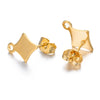 Stainless Steel Geometric Shape Electroplated Handmade Earring Material