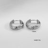 Stainless Steel Geometric Simple Electroplated Unisex Earrings