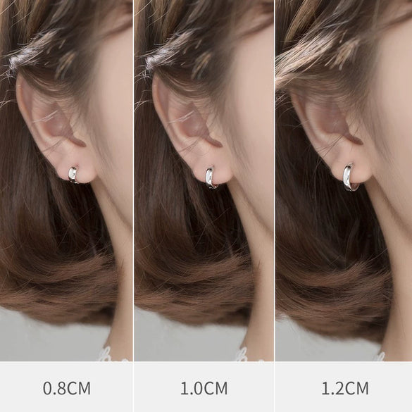 Stainless Steel Geometric Simple Electroplated Unisex Earrings