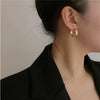 Stainless Steel Geometric Simple Electroplated Unisex Earrings