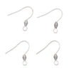 Stainless Steel Geometric Spiral Ear Hook Jewelry Accessories With Electroplating And Return Pattern