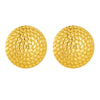Stainless Steel Geometric Spiral Retro Exaggerated Gold Plated Women's Earrings
