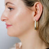 Stainless Steel Geometric Square Electroplated Women's Earrings
