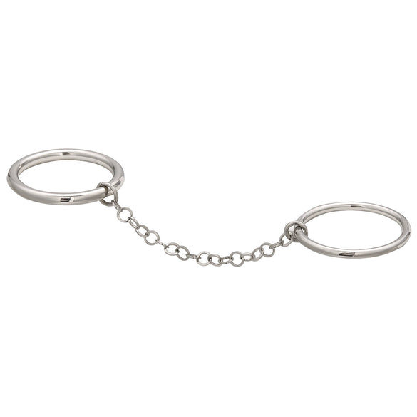 Stainless Steel Geometric Stacked Ring For Women With Electroplating Design