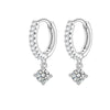 Stainless Steel Geometric Star And Moon Ear Cuffs Electroplated Light Luxury Women's Earrings