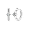 Stainless Steel Geometric Star And Moon Ear Cuffs Electroplated Light Luxury Women's Earrings