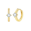 Stainless Steel Geometric Star And Moon Ear Cuffs Electroplated Light Luxury Women's Earrings