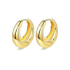 Stainless Steel Geometric Star And Moon Ear Cuffs Electroplated Light Luxury Women's Earrings