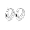 Stainless Steel Geometric Star And Moon Ear Cuffs Electroplated Light Luxury Women's Earrings
