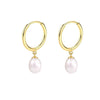 Stainless Steel Geometric Star And Moon Ear Cuffs Electroplated Light Luxury Women's Earrings