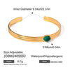 Stainless Steel Geometric Style Electroplated Thread Bracelet Jewelry