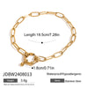 Stainless Steel Geometric Style Electroplated Women's Bracelet Jewelry