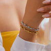 Stainless Steel Geometric Style Electroplated Women's Bracelet Jewelry