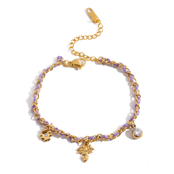Stainless Steel Geometric Style Electroplated Women's Bracelet Jewelry