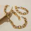 Stainless Steel Geometric Style Electroplated Women's Bracelet
