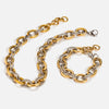 Stainless Steel Geometric Style Electroplated Women's Bracelet