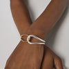 Stainless Steel Geometric Style Electroplated Women's Bracelet