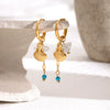 Stainless Steel Geometric Style Women's Earrings With Electroplating Treatment