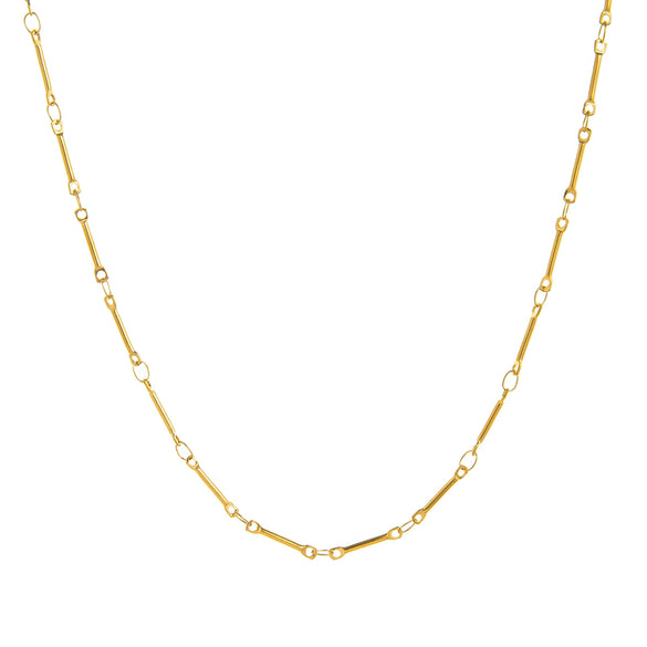 Stainless Steel Geometric Sun Moon Cross Pendant Necklace With Vacuum Plating 18K Gold Color