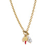 Stainless Steel Geometric Sweet Style Electroplated Clavicle Necklace For Women