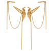 Stainless Steel Geometric Tassel Earrings For Women With Electroplating Animal Style