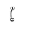 Stainless Steel Geometric Thin Rod Earrings And Horseshoe Lip Ring And Tshaped Lip Nail With Electroplating Treatment