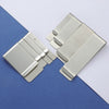 Stainless Steel Geometric Tie Clip Jewelry Accessories Polish Style Unisex