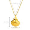 Stainless Steel Geometric Tree Of Life Cross Pendant Necklace Electroplating Jewelry Unisex