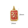 Stainless Steel Geometric U Shape Tarot Pendant Electroplated Handmade Jewelry Accessories