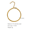 Stainless Steel Geometric Unisex Bracelet Electroplated