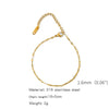 Stainless Steel Geometric Unisex Bracelet Electroplated