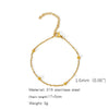 Stainless Steel Geometric Unisex Bracelet Electroplated
