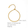Stainless Steel Geometric Unisex Bracelet Electroplated