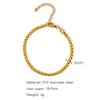 Stainless Steel Geometric Unisex Bracelet Electroplated