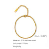 Stainless Steel Geometric Unisex Bracelet Electroplated