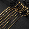 Stainless Steel Geometric Unisex Bracelet Electroplated