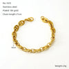 Stainless Steel Geometric Unlimited Symbol Electroplated Fashion Unisex Bracelet Jewelry