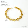 Stainless Steel Geometric Unlimited Symbol Electroplated Fashion Unisex Bracelet Jewelry