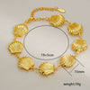 Stainless Steel Geometric Water Drop Hiphop Bracelet With Crown Heart Wave Diamond Pattern Gold Plated
