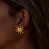 Stainless Steel Geometric Women's Earrings With Electroplating Light Luxury And French Retro Style