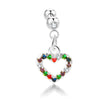 Stainless Steel Geometric Zircon Pendant Electroplating Fashion Earrings