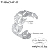 316L Stainless Steel Ginkgo Leaf Hollow Opening Exaggerated Light Luxury Style Electroplated Bracelet For Women