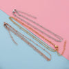 Stainless Steel Glossy Bead Bracelet And Foot Chain Jewelry Accessories Electroplated Diy Fashion Simple